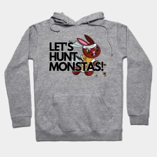 Let's Hunt Monsters - Rabbit Samurai Hoodie